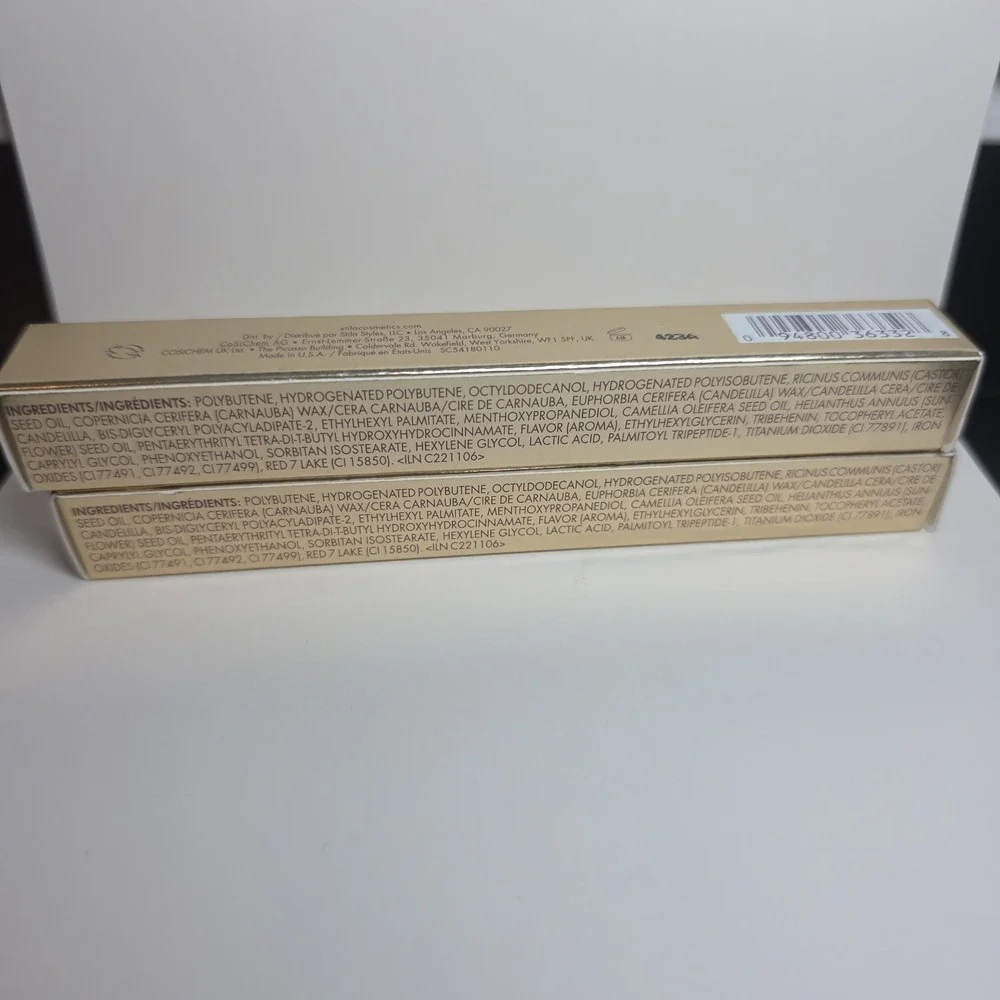 Stila Plumping Lip Glaze NIB Brown Sugar Set Of 2